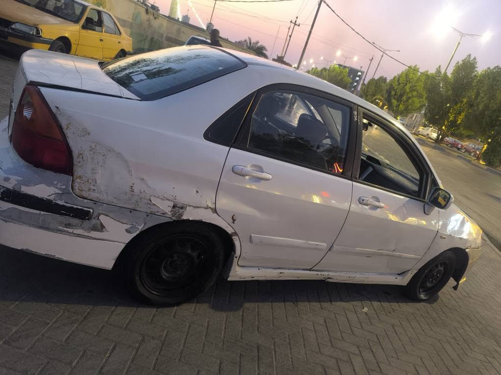 سلام عليكم سازوكي ليانة موديل 2005 رقم بصرة مميزة بسمي 
كير محرك حداد راديتر جديدة بلكات مجاول يعني ادامة كاملة مسويلها تبريد فقط كبريسر  السعر 32 وبيها مجال ي استفسار على رقم *********** البصرة, العراق
