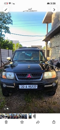مكلف بل النشر   باجيرو موديل 2003 باسمي تحويل ثاني يوم   السياره احلى ...