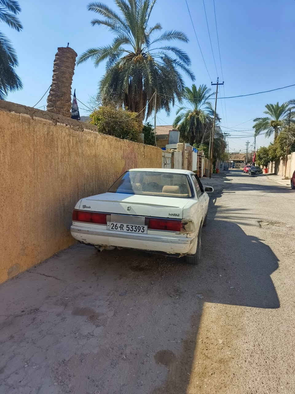 سياره مارك كصيف محرك ونجي تبريد شغال فول رقم صلاح الدين بسمي سنويه 2030
***********

