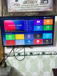 شاشه بيه نت حجم 43 نضيفه كلش سعر 150  عنواني بغداد الحسينيه شراي يتصل ...
