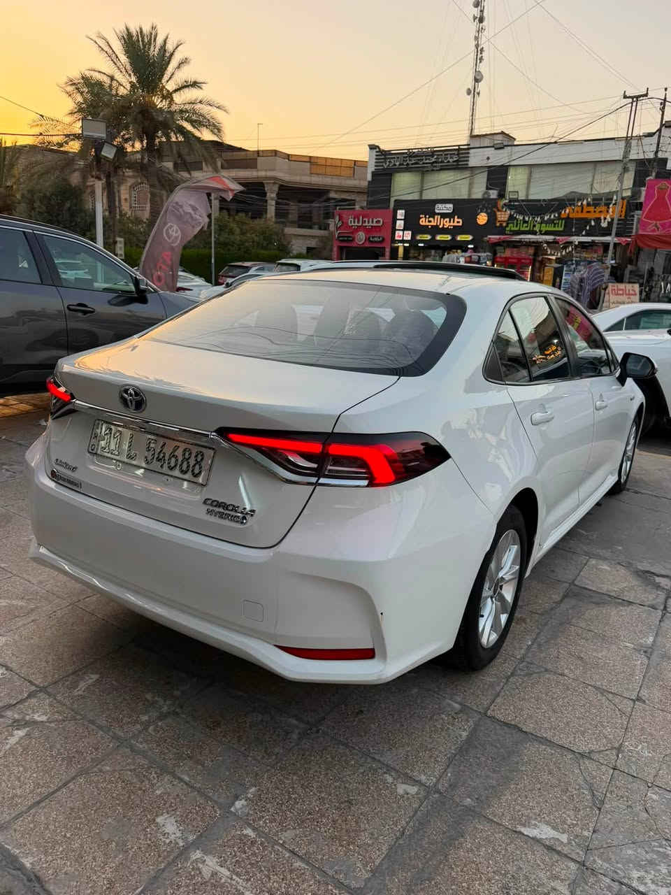كورلا هايبرد 2024 سياره جديده بصمه  فوول موصفات سنويه بأسمي ماشيه 36 الف  بيه صبغ  ربع الدعاميه الخلفيه بيهpdr   بلداير مال جاملغ الخلفي بسيط جدا ..
عنوان الغزاليه  ..
السعر ..150..  وبيه مجال بسيط  
***********
