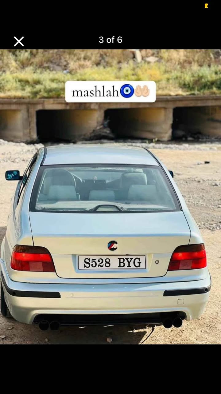 Bmw1998
مه نه فيستي اصلي له گه له به شه رت 
گيرو مه كينه به شه رتي فيتر 
كاره بايي كامل به شه رت 
كامل كراوه به m فول فوله بس سلايد نيه 
بو مواصفات پرسيار مه كه فول فول 
58گه لا
گۆرینەوو قیست قەرزم نیە
*********** واتساپ السليمانية, العراق

نص مكتوب في الصور:
- 1 of 6 mashlah
- 4 of 6
- 3 of 6 mashlah
- 2 of 6
- mashlah🧿🤲
- 5 of 6 mashlah 🧿🤲 خوای گەورە بیکات بە نسیبی ئەوەی حەزی لێیە تی 🧿