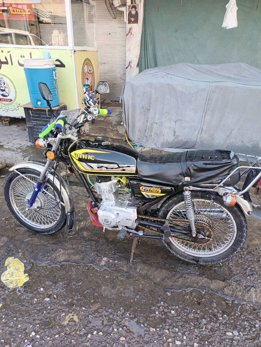 نامه برو غطاس رقم باسمي مداور ثاني يوم  كلشي بيها شغال محركها مبدل بوشه وبستم وكلجات انتنس لغرض التزويد سرعه وغراضها الاصليه موجوده موديل 2021 شاصي سليم 100بل100 سعرها 1200 مليون وميتين مكانها ورقمها نجف انكليزي