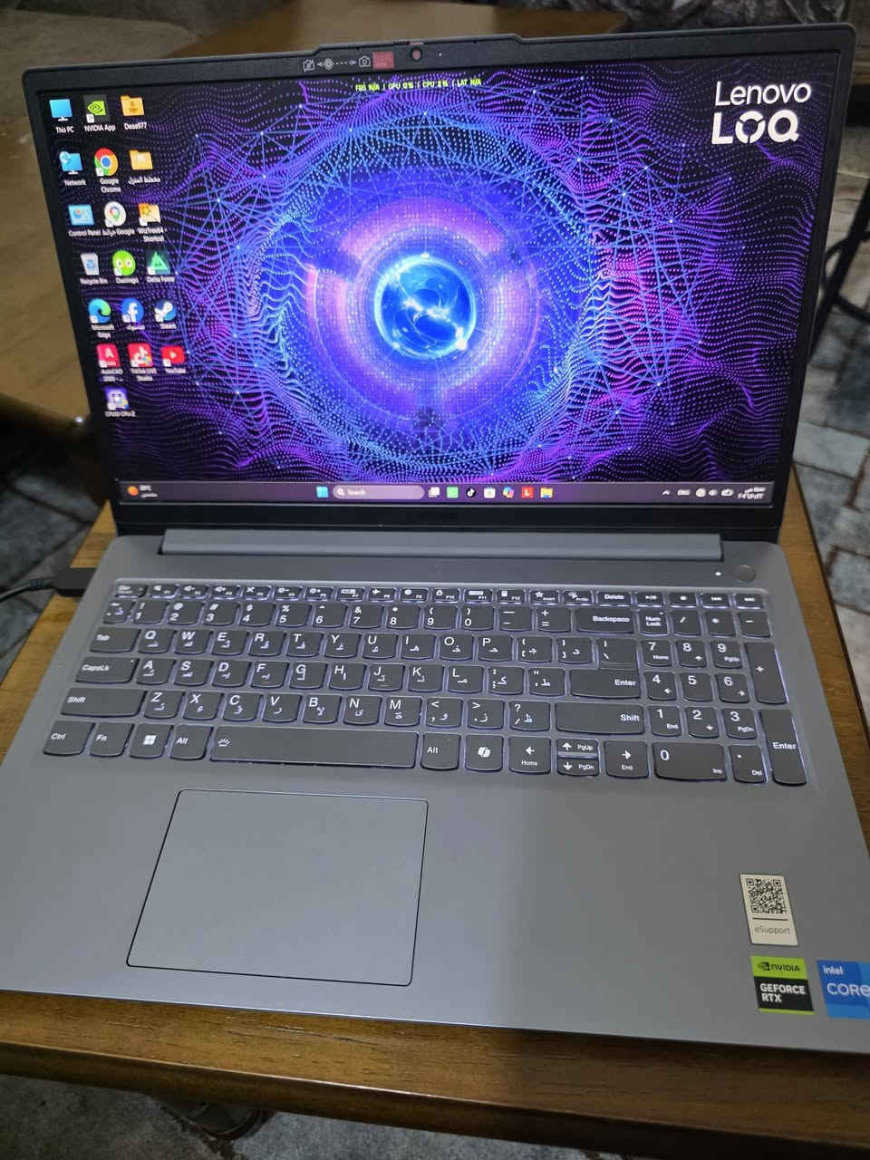لينوفو LOQ • RTX 3050 • i5 الجيل ١٢
