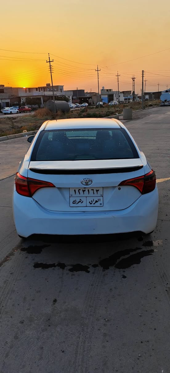 Corolla2017 l امريكي
٦قطعة صبغ   چەمپەکی خەفیف پیشی هەیە گیر و مەکینەی شەرتە نەکرایتوە تەنها ٦٠میل رویشتوە بەردی گزوز شەرت سیارەیکی زۆر توندو تۆلە تەبرید شەرت
٦قطعه صبغ كير محرك شرط محرك مامفتوخ فقط ٦٠مل ماشية حجر كزوز شرط تبريد شرط
سعر ١٠٣ و مجال مكان سيارة قضاء بردةرش
رقم هاتف ***********
*********** أربيل, العراق
