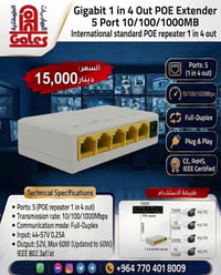 مكرر POE • 1 في 4 • لكاميرات