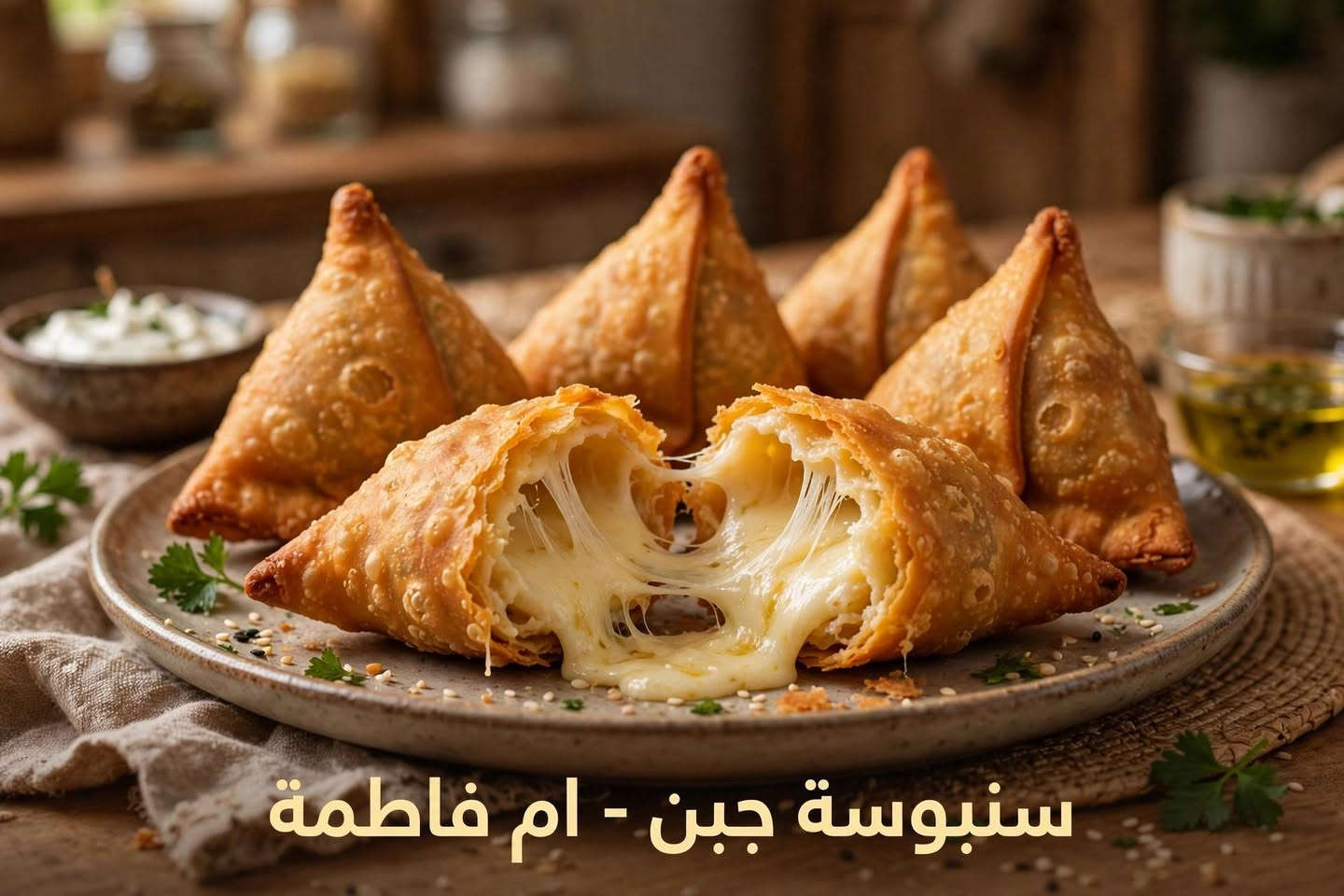سنبوسة لحم • لحم ذبح • طعم يخبل