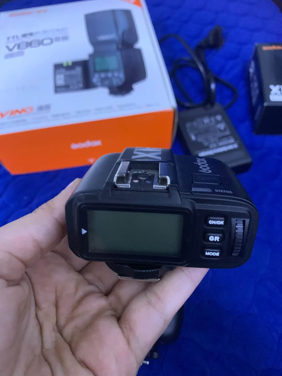 فلاش Godox V860III • تريجر X1 كانون • نظيف وشغال