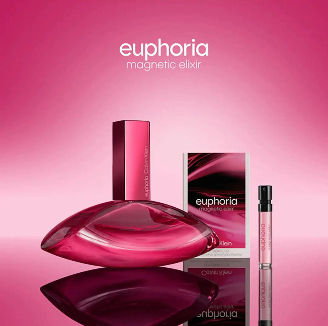 عطر Calvin Klein Euphoria Magnetic Elixir، وهو إصدار حديث لعام 2026 ينتمي إلى عائلة العطور الشرقية الزهرية (Ambery Floral) المخصصة للنساء. مكونات العطر ومميزاته: تركيز العطر: يأتي بتركيز مكثف وفائق (Parfum Intense) يصل إلى أكثر من 28% لضمان ثبات عالي وقوة فوحان تدوم طويلاً. الإفتتاحية: تبدأ بنفحات دافئة من حب المسك (Ambrette) والعنبر. القلب العطري: يتركز حول زهرة الأوركيد الراقصة (Dancing Orchid) التي تمنحه لمسة زهرية ناعمة ومشرقة. القاعدة: مزيج غني ودافئ من الفانيليا الطازجة، المسك البودري، وطحالب السنديان. يتوفر توصيل 5 الاف لجميع المحافظات 🚕 فحص الطلب بوجود المندوب   للحجز والاستفسار تواصلوا معنا عبر الخاص او على رقم الواتساب *********** 📲

نص مكتوب في الصور:
- Calvin Klein magnetic elixir Musky Vanilla • Ambrette
- CALVIN KLEIN EUPHORIA MAGNETIC ELIXIR PARFUM INTENSE AMBERY FLORAL عنبري زهري Top Notes: Dancing Orchid زهرة الأوركيد الراقصة Ambrette أمبريت Middle Notes: Vanilla فانيلا Base Notes: Musk مسك 3.3 FL OZ parfum intense spray/vaporisateur 100 ml e