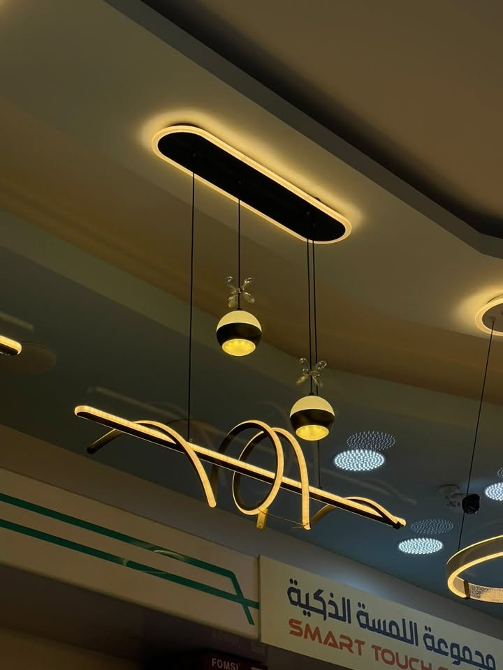 تعاليك مودرن اناره LED موديلات حديثه
الاسعار داخل الصور
ضمان المنتج سنه ٣ تحكمات اناره 
يوجد توصيل لجميع انحاء العراق ٥ الالف
*********** واتساب 
متوفرر جمله مفرد
