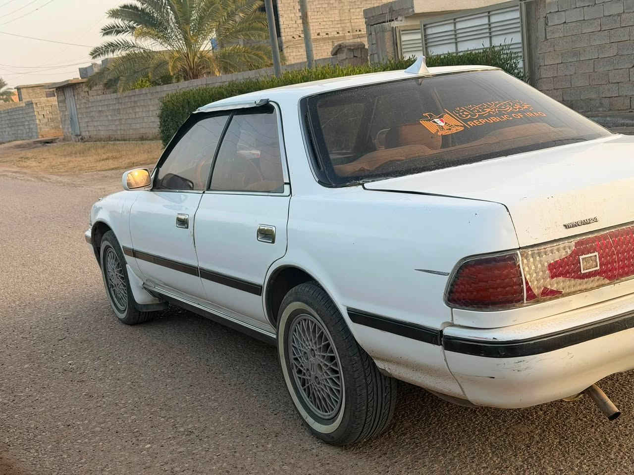 سياره مارك للبيع رقم ديالى تحويل ثاني يوم تدفئة تبريد صدر 70‎%‎ كهربائيات شغاله كير فول محرك بيه تنقيص شويه  
تايرات جدد  السعر 37 وبيها مجال قليل 
***********￼
مكان السياره صلاح الدين / يثرب
