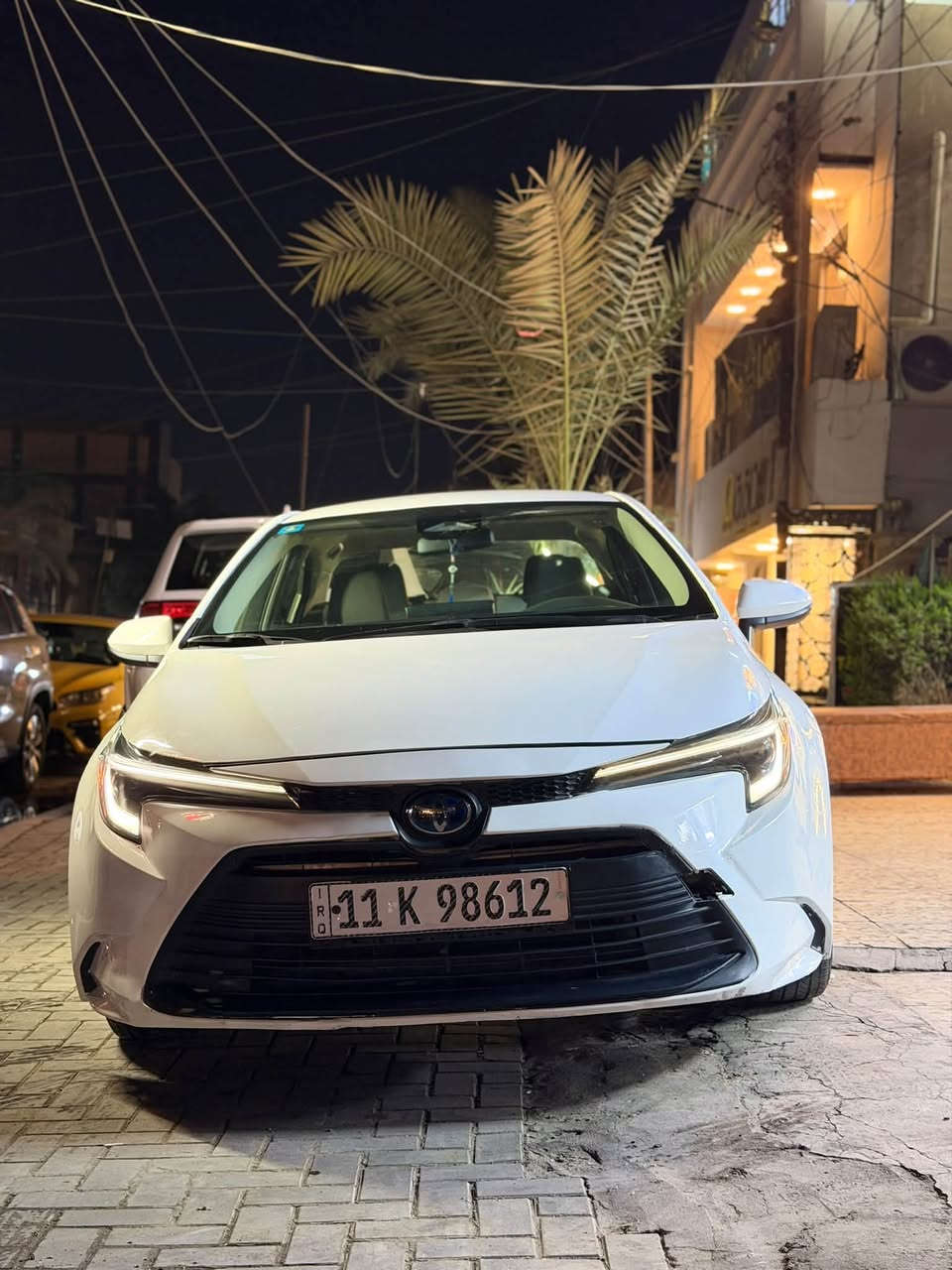 - [x] السلام عليكم كورلا هايبرد وارد أمريكي 2024 محرك  1800 رقم بغداد بسمي تحويل ثاني يوم  موصفات رادر امامي تحكمات ستيرن كامره خلفيه هاند بريك بصمه اوتو هولد داخل لونين  ملكي  حادثها بنيد مبدل ومصبوخ جاملغ مبدل نفس ألون  اصلي 
سياره ماشيه 22  
العنوان شهداء السيديه الرقم *********** السعر ١٤٨ وبيها مجال
