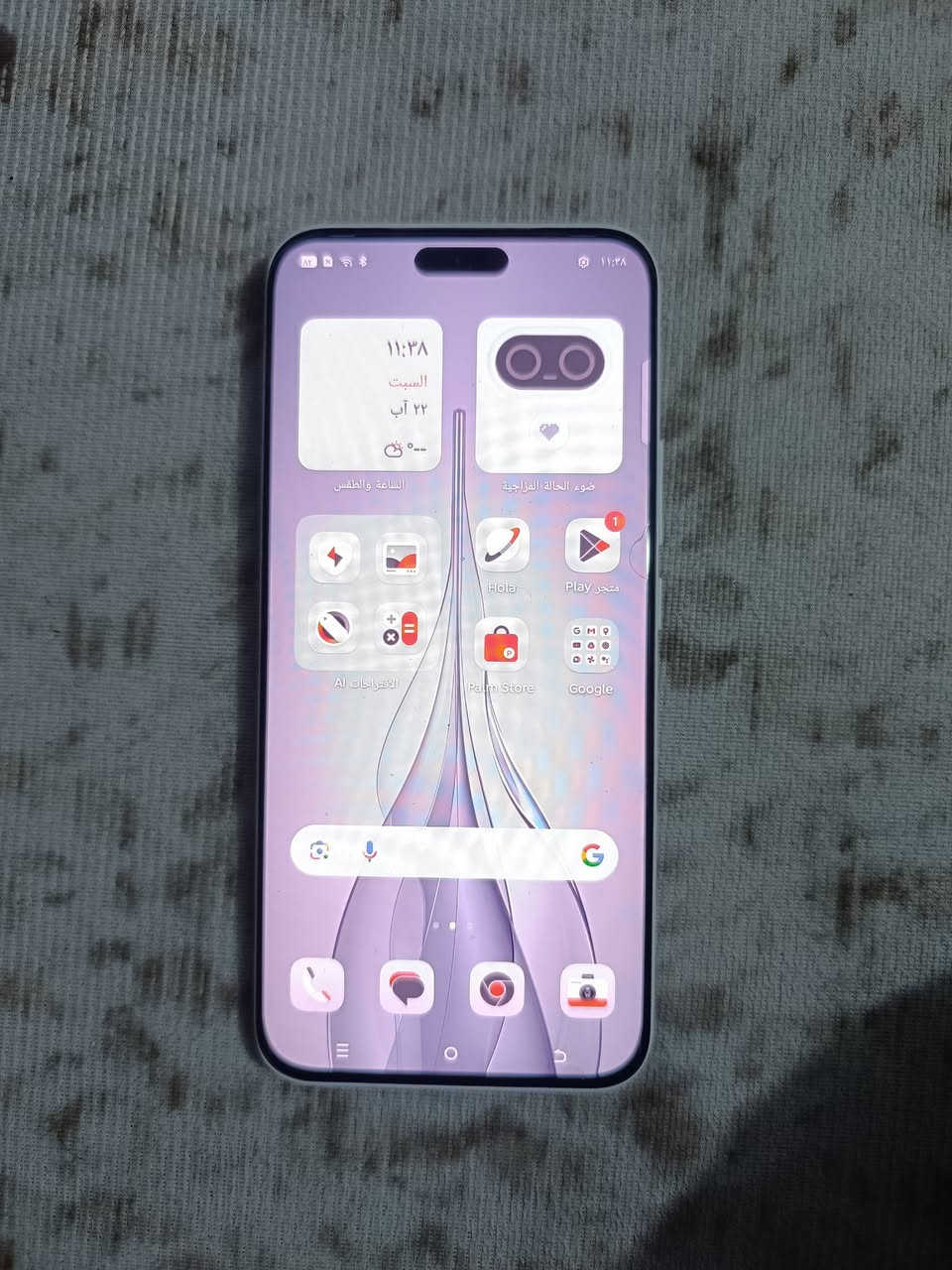 Techno Pova 7 slim
رام 8+8
ذاكره 256GB 
حجم البطاريه 5160 ملي امبير 
الكاميرا 50M 
يدعم شبكات 5g
جهاز نظيف اشتريته قبل 3 اشهر كل ملحقاته موجود الاصليه
ميزاته شحن يدوم طويل بالاستخدام الاعتيادي و وزنه  خفيف جدا وحجم سلم
السماكة 5.95 ملم
الوزن 156 غرام
معالجه قوي سعر قفل 275 الف 
‏‪***********
