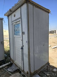 كرفان ٣×٦ • حمام خارجي • ديلاب حديد