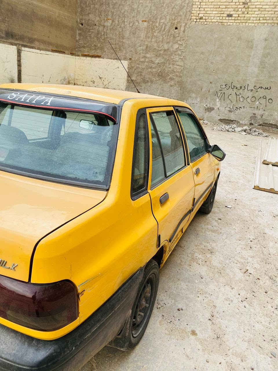 السلام عليكم
سايبة موديل ١٢ كير محرك خير من الله تبريد شغال السيارة بأسمي تحويل ثاني يوم هيئة غرامات مصفرة سعرها ٢٣ وبيها مجال العنوان بغداد ***********
