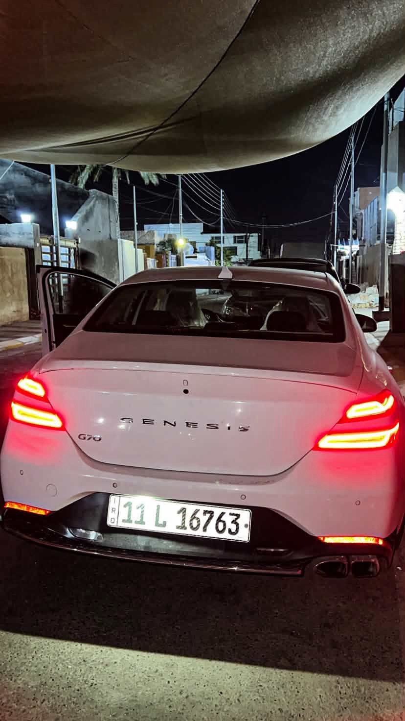 جنيسيس

G70 2022

لون ابيض

رقم بغداد 

السيارة 4 سلندر 2000 تيربو 

ماشيه42

مواصفات السيارة فول الفول  للاخير 

بصمة  تشغيل عن بعد 

بنروما 

كراسي ثنين كهرباء 

تدفئة كشنات 

شاحن وايرليس 

تبريد قطعتين ( امامي + خلفي )

جميع الجام اوتو

ستيرن  كهرباء 

خزن كرسي السائق 

ترحيب بل مري 

رادار امامي / خلفي / وبالمري + تحديد مسار  

مري شفط + قلاب + تعتيم تلفائي

وبعد هواي مواصفات 

 حادث السياره جاملغ خلفي  وبي رصعه خفيفه 

وشخط بالامامي ومكحل بكارت 

بدون اي ايرباك يعني سليمه 

السعر 210

مكان السياره الفلوجه 

استفسار اكثر اتصال 

على الرقم ***********