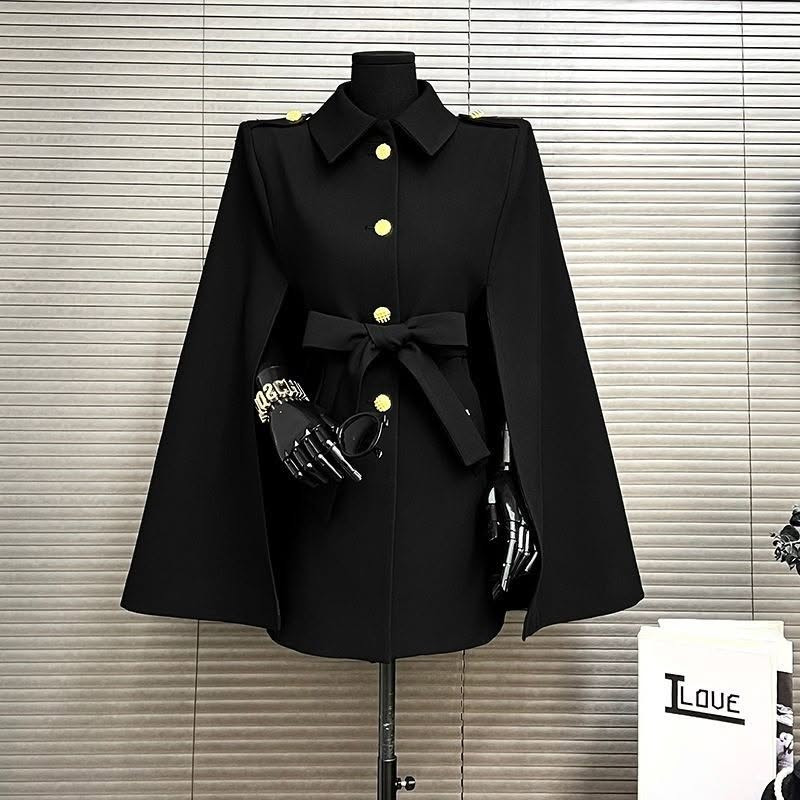 A stylish new loose-fitting sleeveless coat suitable for spring and autumn, and a black mid-length shawl in a British style with a single row of buttons for women, 2026 Available sizes for weights 40-75 kg. Pre-order available. Delivery time is 2-3 weeks from the booking date. For more details, please contact us on our Telegram channel. For immediate inquiries and questions, please contact us via WhatsApp. #via

