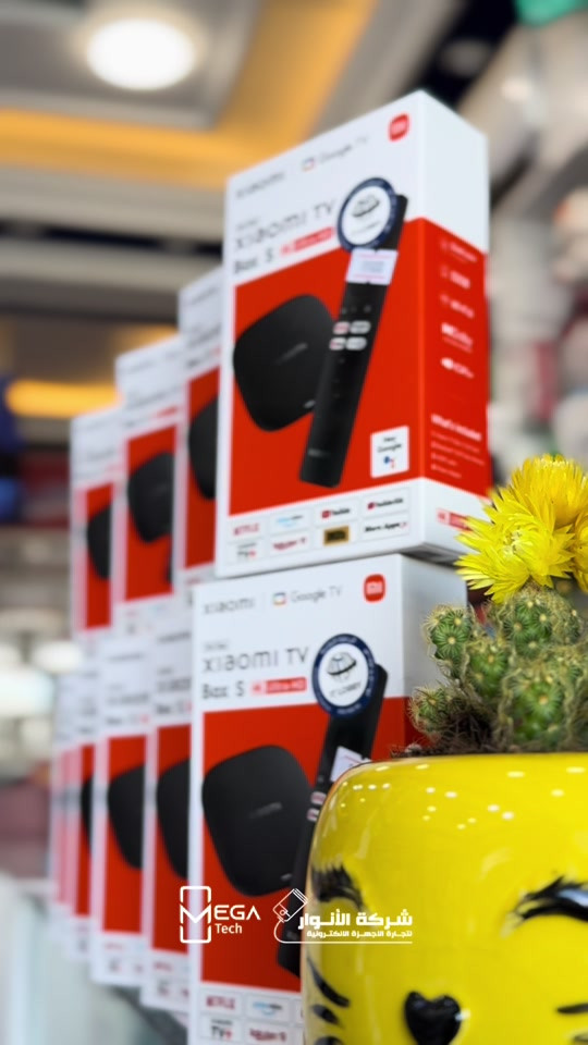 📺 Xiaomi TV Box S (3rd Gen) حوّل شاشتك إلى تجربة Google TV متكاملة واستمتع بالمحتوى بدقة 4K وبأداء أسرع وأكثر سلاسة. 🔥 🔹 دقة 4K Ultra HD بدقة 3840×2160 مع دعم تشغيل المحتوى حتى 60FPS. 🔹 معالج قوي 6nm ⚡ معالج Quad-Core ARM Cortex-A55 بسرعة تصل إلى 2.5GHz، لأداء أسرع وسلاسة أفضل. 🔹 RAM 2GB + ذاكرة 32GB مساحة كافية للتطبيقات والمحتوى، ويا أداء مستقر للاستخدام اليومي. 🔹 Google TV™ واجهة تجمع الأفلام والبرامج والتطبيقات بمكان واحد، مع دعم Google Assistant وChromecast built-in. 🔹 Wi-Fi 6 🚀 اتصال أسرع وأكثر استقراراً عبر شبكات 2.4GHz و5GHz، مع دعم OFDMA وMU-MIMO. 🔹 جودة صورة سينمائية 🎬 يدعم Dolby Vision + HDR10+ حتى تحصل على تفاصيل وألوان أفضل بالمحتوى المتوافق. 🔹 صوت غامر 🔊 يدعم Dolby Audio وDolby Atmos وDTS:X لتجربة صوتية أكثر واقعية. 🔹 Bluetooth 5.2 لاتصال لاسلكي مستقر مع الأجهزة المتوافقة. 🔹 منافذ HDMI 2.1 + USB 2.0 توصيل مباشر بالتلفزيون وإمكانية استخدام أجهزة USB المتوافقة. 🔹 ريموت Bluetooth 360° 🎙️ تحكم بالـ TV Box من مختلف الاتجاهات، مع إمكانية استخدام الأوامر الصوتية عبر Google Assistant. 📦 محتويات العلبة: TV Box + ريموت + محول طاقة + كيبل HDMI + دليل المستخدم. السعر الارخص بالعراق حالياً  99.000 فقط  ⁠ دخلوا على الستوري حتى تشوفون العروض الرهيبة المتوفرة🚀🔥 الفرع الأول”شركة الانوار”: البصرة-المعقل-مقابل مستشفى الموانئ للتواصل مع مبيعات شركة الانوار:*********** للتواصل مع قسم الاكسسوارت: *********** للتواصل مع قسم الصيانة :*********** عنوان الفرع الثاني “ميگاتك” : البصرة-مدينة الأمل السكنية-الزون السادس للتواصل مع مبيعات ميگاتك:*********** للتواصل مع قسم الصيانة: *********** ‏#Xiaomi #XiaomiTVBox #TVBoxS3rdGen #GoogleTV #4K     

نص مكتوب في الصور:
- MEGA Tech شركة الأنوار للتجارة الاجهزة الالكترونية
