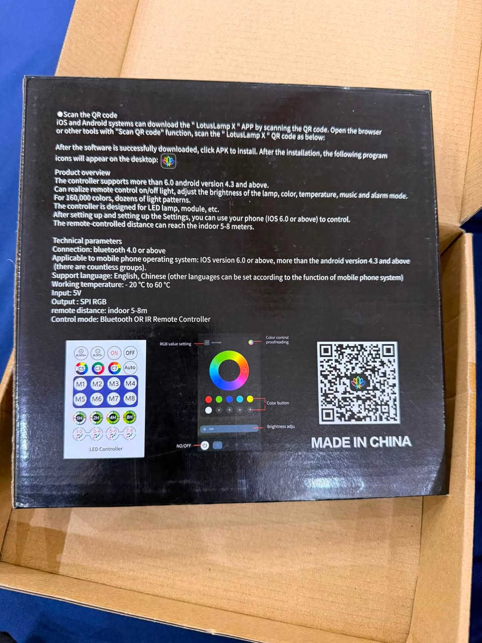 المنتج هو شريط إضاءة نيون LED ذكي بطول 5 أمتار يعمل بجهد 5 فولت.يتميز بتقنية IC-RGB، مما يتيح عرض ألوان متعددة في وقت واحد وتأثيرات متحركة.يمكن التحكم به عبر تطبيق الهاتف الذكي، أو جهاز تحكم عن بعد بالأشعة تحت الحمراء، ويتضمن ميزة التزامن مع الموسيقى. السعر 25 الف
￼ العنوان بغداد مدينة الصدر
￼ رقم الهاتف *********** ￼
