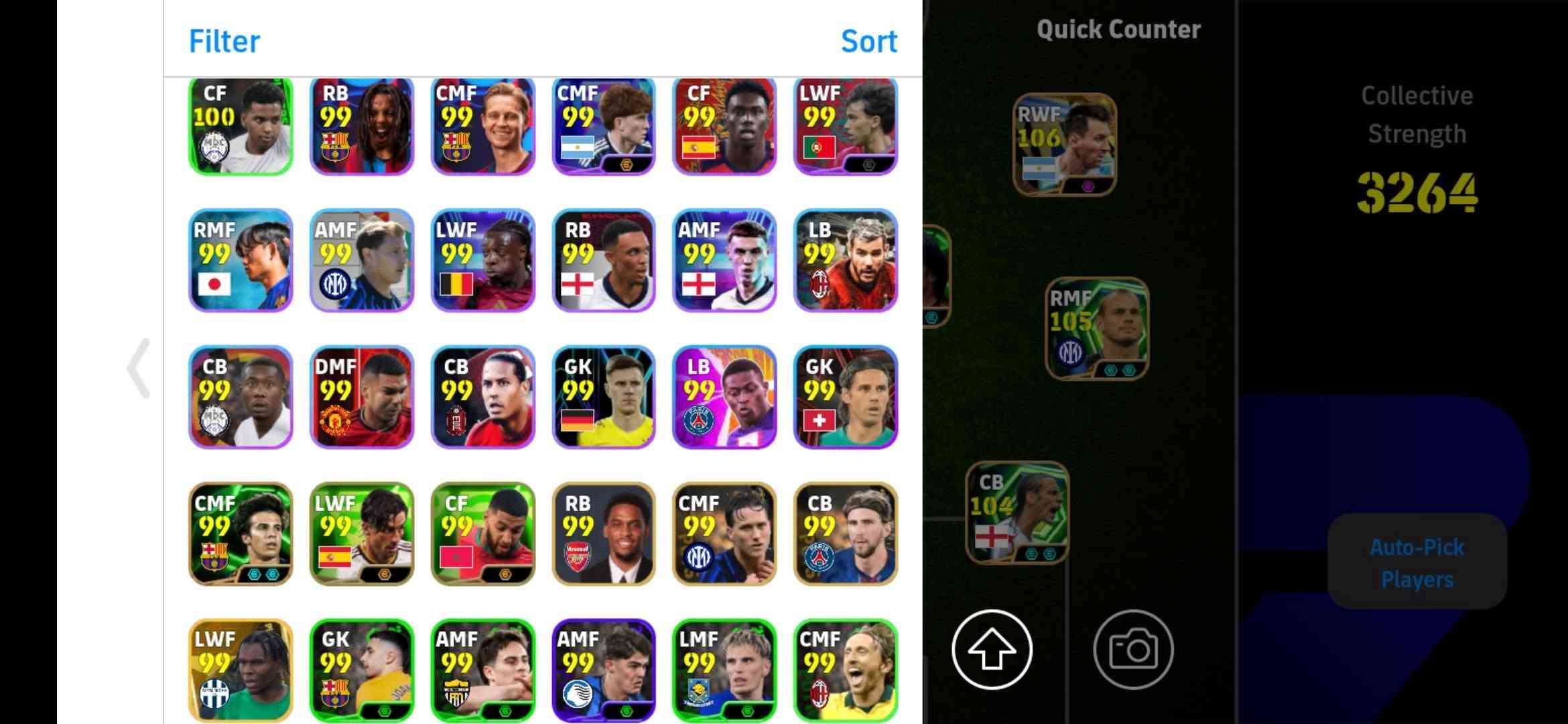 للبيع فقط 250 ألف ماستر او وجه بوجه
متواجد في اربيل والموصل

حساب قديم من 2019

3 لاعبين Epic-Big Time
63 لاعب Epic
29  لاعب Highlight - Show Time
أكثر من 100 لاعب Highlight
أكثر من 180 لاعب Trending
أكثر من 190 لاعب Standard بمهارات متعددة ومكررة مثل double touch، first time shot، through passing, long range shooting, long range curler, one touch pass و  غيرها من المهارات/ جاهزين للدمج مع اللاعبين الاساسيين

نقاط الخبرة
1. 10000×1769
2. 4000×1193
3. 1000×2460
4. 100×85

رمز القوة العشوائية 43 بطاقة
رمز القوة المتقدمة 640 بطاقة 
رمز الموضع 101 بطاقة
8 مدربين دبل بوستر من اجمالي 13 مدرب
والعديد من المميزات الأخرى

واتساب ***********

نص مكتوب في الصور:
- BVB 09 Collective Strength 3264 FOOTBALL GK 105 CB 105 CMF 103 DMF 103 RMF 104 DMF 104 LMF 104 CF 104 CF 105 CF 105 CF 105 CF 106 LWF 105 CF 108 RWF 106 LMF 104 AMF 109 AMF 107 RMF 105 CB 105 CB 103 CB 104 GK 105
- Filter Sort Quick Counter Collective Strength 3264 Auto-Pick Players
- Filter Sort 102 102 102 102 102 102 102 102 102 102 102 102 102 102 102 102 102 102 AMF 102 102 101 101 101 101 101 101 101 101 101 101 Quick Counter 106 105 104 Collective Strength 3264 Auto-Pick Players
- Filter Sort CB 101 AMF 101 CF 101 LWF 101 DMF 101 RWF 101 GK 101 AMF 101 SS 101 AMF 101 GK 101 CMF 101 GK 101 RB 101 RMF 101 RMF 101 SS 101 LB 101 CF 101 LB 101 LMF 101 CMF 101 CMF 101 LWF 101 AMF 101 CF 101 CF 101 CMF 101 LWF 101 AMF 101 Quick Counter RWF 106 RMF 105 CB 104 Collective Strength 3264 Auto-Pick Players
- Filter Sort DMF 100 CF 100 CMF 100 RMF 100 CMF 100 SS 100 GK 100 CMF 100 DMF 100 CF 100 CMF 100 RWF 100 CMF 100 CMF 100 SS 100 CF 100 CB 100 RWF 100 CMF 100 CMF 100 CB 100 DMF 100 DMF 100 CB 100 AMF 100 CMF 100 CF 100 CMF 100 GK 100 CMF 100 Quick Counter RWF 106 RMF 105 CB 104 Collective Strength 3264 Auto-Pick Players
- Filter Sort CMF 100 CB 100 LWF 100 DMF 100 CB 100 CB 100 CB 100 LWF 100 CF 100 CF 100 CF 100 DMF 100 RB 100 CF 100 LWF 100 RB 100 GK 100 CMF 100 CF 100 LWF 100 LB 100 GK 100 LWF 100 LMF 100 AMF 100 CMF 100 RB 100 CMF 100 LB 100 RMF 100 Quick Counter RWF 106 RMF 105 CB 104 Collective Strength 3264 Auto-Pick Players
- Filter Sort GK 99 LMF 99 AMF 99 RB 99 CB 99 CF 99 CF 99 GK 99 CF 99 CF 99 DMF 99 LWF 99 GK 99 CF 98 CF 98 RB 98 CF 98 RWF 98 RB 98 GK 98 GK 98 CB 98 RMF 98 LMF 98 DMF 98 CF 98 LMF 98 CF 98 CF 98 DMF 98 Quick Counter RWF 106 RMF 105 CB 104 Collective Strength 3264 Auto-Pick Players
- Filter Sort CMF 98 CB 98 CF 98 CF 98 DMF 98 RB 98 CF 98 LB 98 CF 98 RWF 98 CB 98 CMF 98 CMF 98 CF 98 CF 98 CMF 98 CF 98 CMF 98 RWF 97 LWF 97 RWF 97 LB 97 RMF 97 LB 97 CF 97 RB 97 GK 97 CB 97 RMF 97 RB 97 Quick Counter RWF 106 RMF 105 CB 104 Collective Strength 3264 Auto-Pick Players
