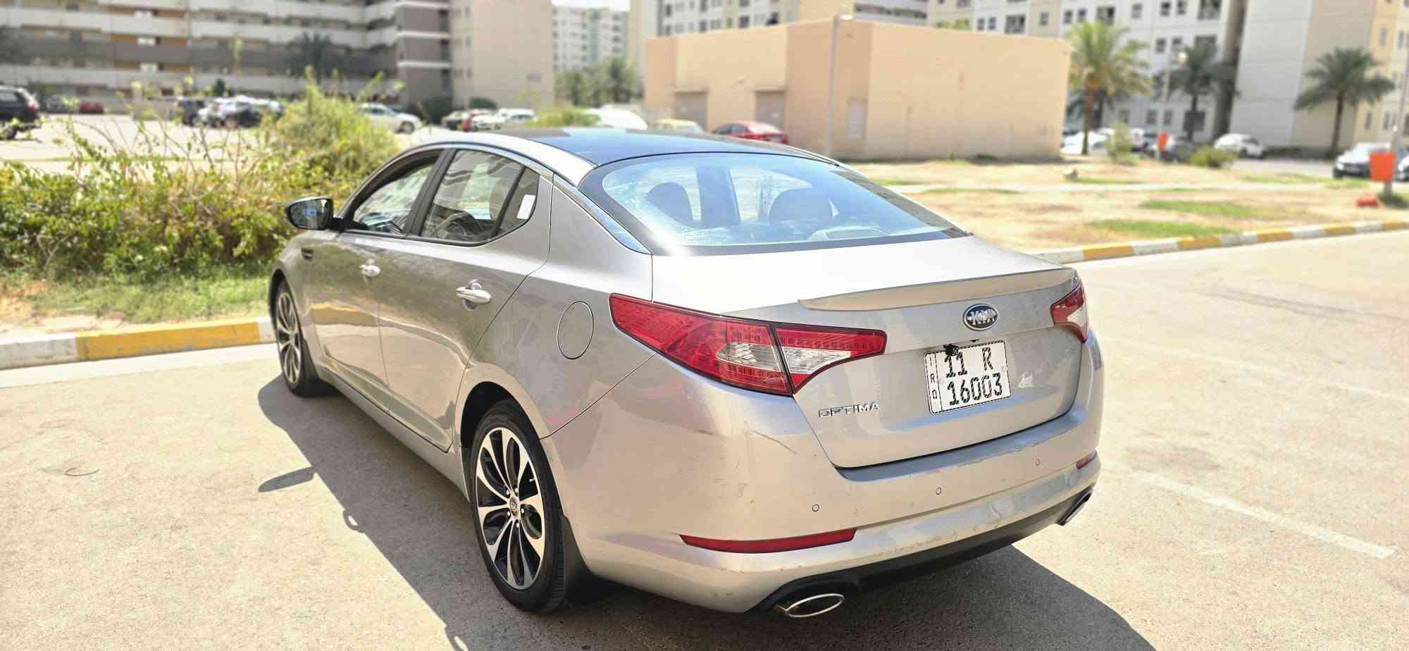 تحيه طيبه ....
كيا اوبتيمتا خليجي 
موديل ٢٠١٤
فول مواصفات عدى الفتحه 
بصمه 
بصمة أبواب 
كامره شاشه 
حساسات خلفيه 
كشنات جلد 
لايت و وبكلايت لدات 
مرأت عاكس للضوء 
ثلاث انظمه قياده 
مكينه دوش بحالة جيدة 
اي نقص ما بيها 
ماشيه ١٠٨ الف شرط الفحص
سياره ما متعوبه تخم تاير جديد صدر أمامي خلفي 
عليها ادامه كامله منظومة احتراق وتنضيف السياره بيها قطعه وحده صبغ بدون دواخل سونار بالمنشور رقم بغداد تحويل مباشر
العنوان بغداد بسماية 
السعر ١١٧ وبيها مجال بسيط 
***********
