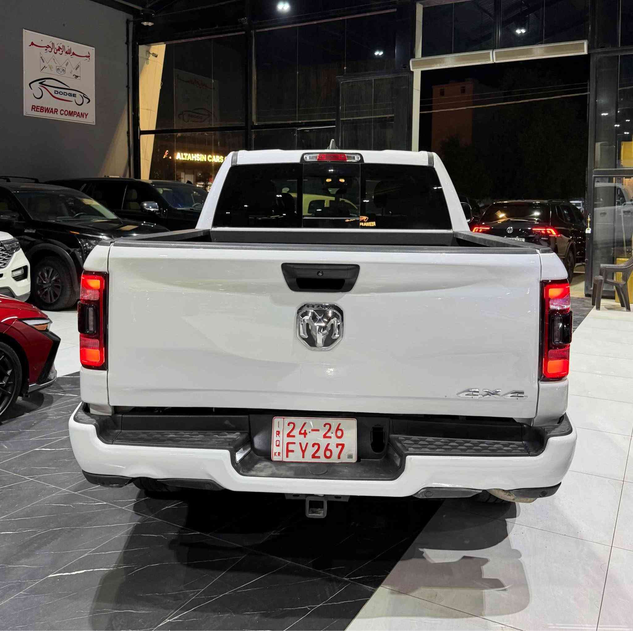 رام. RAM

موديل. 2024
ماشية. 20 الف
محرك. V6. 3.6
باب طويل بدي قصير
دفع رباعي 4*4
تحديد مسار رادار مري حساس امامي خلفي
اوتو ستوب اوتو ستارت كشن كهرب 
ضرر قبغ البدي صبغ فقط

السعر. 295ورقة. 

***********
***********

تترقم اربيل دهوك سليمانيه

العنوان. اربيل أربيل, العراق
