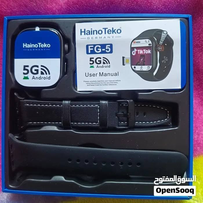 ساعة ذكية HainoTeko FG-5 ⌚🔥

للبيع ساعة ذكية HainoTeko FG-5 بتصميم أنيق وشاشة كبيرة، تدعم 5G وAndroid.
استعمال قليل 

✨ المميزات:

- 📱 نظام Android
- 📶 دعم 5G
- 🛰️ GPS
- 📡 Wi-Fi
- 🛍️ Google Play
- 📲 تدعم تطبيقات مثل WhatsApp وYouTube وTelegram وTikTok وغيرها
- 💾 إمكانية تنزيل التطبيقات
- ⌚ تصميم عملي وأنيق

💰 السعر: 50,000 الف دينار
بيها سيمكارت وكامرة وسوق بلي 

واتساب ***********
