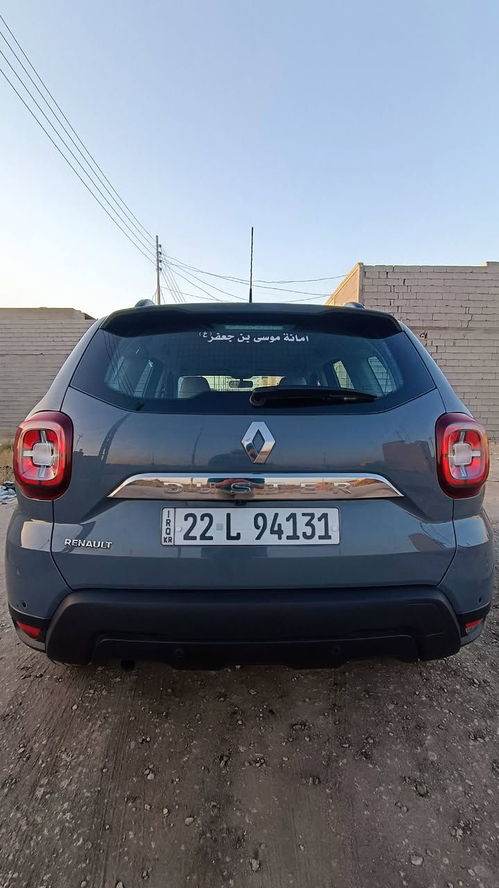 🚘 للبيع رينو داستر 2024 PE – استلام شركة رينو فرع كربلاء بأسمي السيارة
🔹 الموديل: Renault Duster 2024
🔹 الفئة: PE
🔹 المواصفات: خليجي
🔹 المحرك: 1.6 لتر بنزين – 4 سلندر
🔹 القير: أوتوماتيك CVT
🔹 الدفع: أمامي FWD
🔹 اللون: سمنتي / رمادي
🔹 الممشى: تقريباً 26,000 كم
🔹 الشراء: من وكالة رينو / الشركة في كربلاء
🔹 الحالة: بدون حوادث، وكالة وأصلية
🔹 الصبغ: وكالة، فقط خدوش بسيطة جداً من الاستخدام
🔹 التعديلات: لا توجد، السيارة على وضع الوكالة
🔹 الصيانة: صيانة دورية ومحافظة عليها

⭐ مواصفات وتجهيزات فئة PE:

• شاشة وسطية نظام اندرويد وكار بلي أصلية
• نظام صوت
• Bluetooth وUSB
• تحكم بالمقود
• مثبت ومحدد سرعة
• حساسات خلفية
• كاميرا خلفية
• تشغيل بصمة/زر تشغيل حسب تجهيز السيارة
 تبريد ثلج 
• نوافذ كهربائية
• سنتر لوك
• ABS
• EBD
• ESP / نظام الثبات الإلكتروني
• وسائد هوائية
• نظام مراقبة ضغط الإطارات TPMS
• اطارات أصلية
• أنظمة أمان ومساعدة للسائق حسب مواصفات النسخة الخليجية

🔥 السيارة نظيفة جداً ومحافظة، استعمال شخصي، وما عليها حوادث أو تبديلات، وكل شيء وكالة وأصلي.

مناسبة جداً للي يريد دفع أمامي، محرك 1.6 اقتصادي، قير CVT، سيارة مرتفعة وعملية للاستخدام اليومي والسفر.

📍 الموقع: كربلاء

💰 السعر:   129  $  قابل للتفاوض بالمعقول

🤝 البيع للجادين فقط، والفحص على المشتري.
السيارة بأسمي مصطفى ابو علي 
***********
