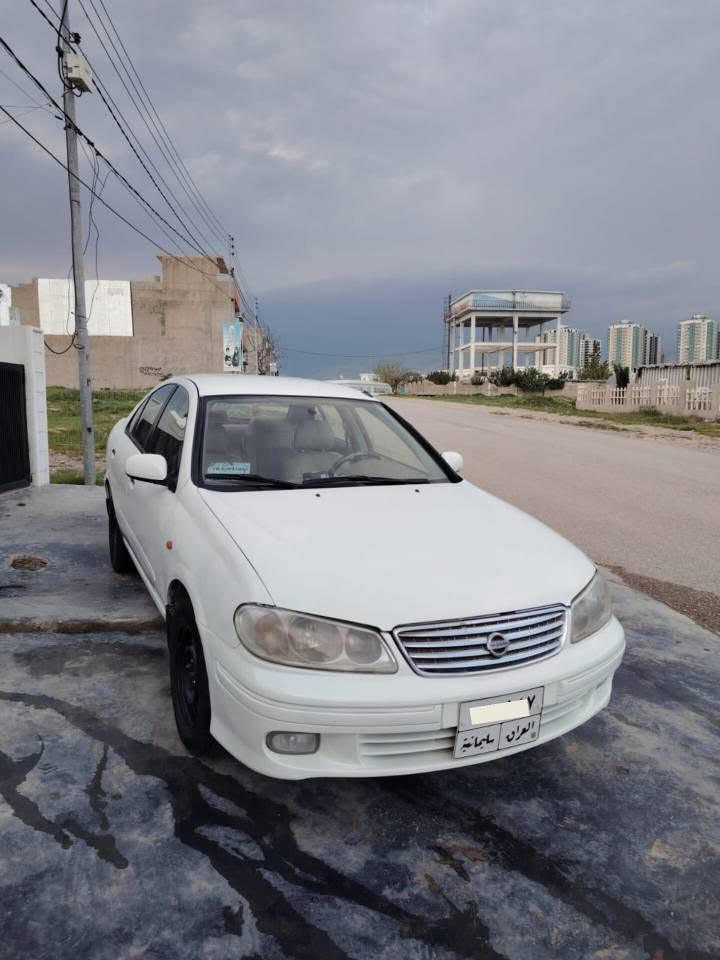 نیسان سەنی 2001 سەدامی حیزام بۆیاغ  لەسەر ساغی هیچ نوقستانیەکی نییە سەنەوی بەسەر چووە تاخم پێشی تازەیە بێ کێشەیە  گێڕ ئۆتۆماتیکە سعری 75 گەڵا و مەجال
***********
*********** السليمانية, العراق
