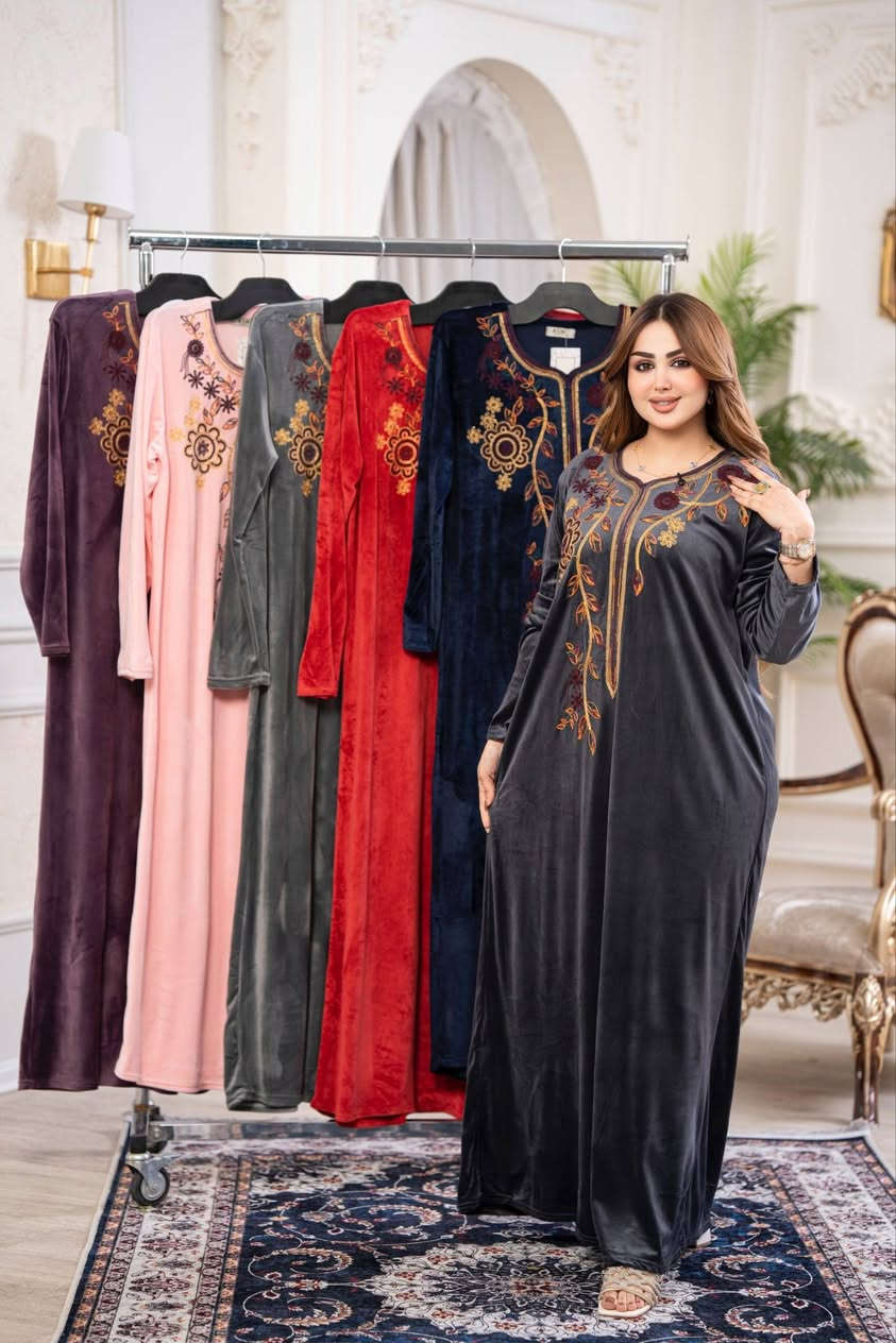 دشداشة نسائي • مخمل سوفت • مقاسات L-3XL