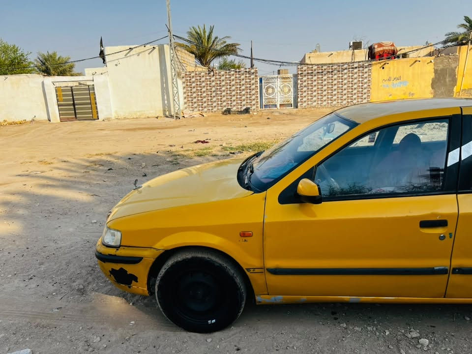 السلام عليكم سمند للبيع مكفوله  بس بنيد مبدل ولباقي ليبل واحد 4تايرات جدد باتري جديد باور جديد كير ومحرك مكفولات شرط الفحص مصفره هيئه وغرامات تحويل ثاني يوم رقم نكليزي سنويه ما صاقطه السعر 27جوه سوك ***********المكان اناصريه قضاء الغراف
