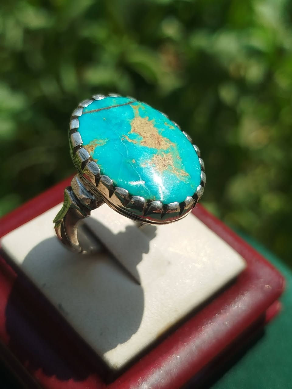 🏵️💐خاتم من الفيروزي الرضوي النشابوري تفاحي 🌿🌺
🌷🌿الأصلي شرط الفحص اصلي 🌹 🌹
🏵️🌿من أعمالي صياغة يدوية ثقيلة جدا 👉 
التواصل على الخاص او رقم الهاتف ***********
العنوان البصرة القرنة الشرش
