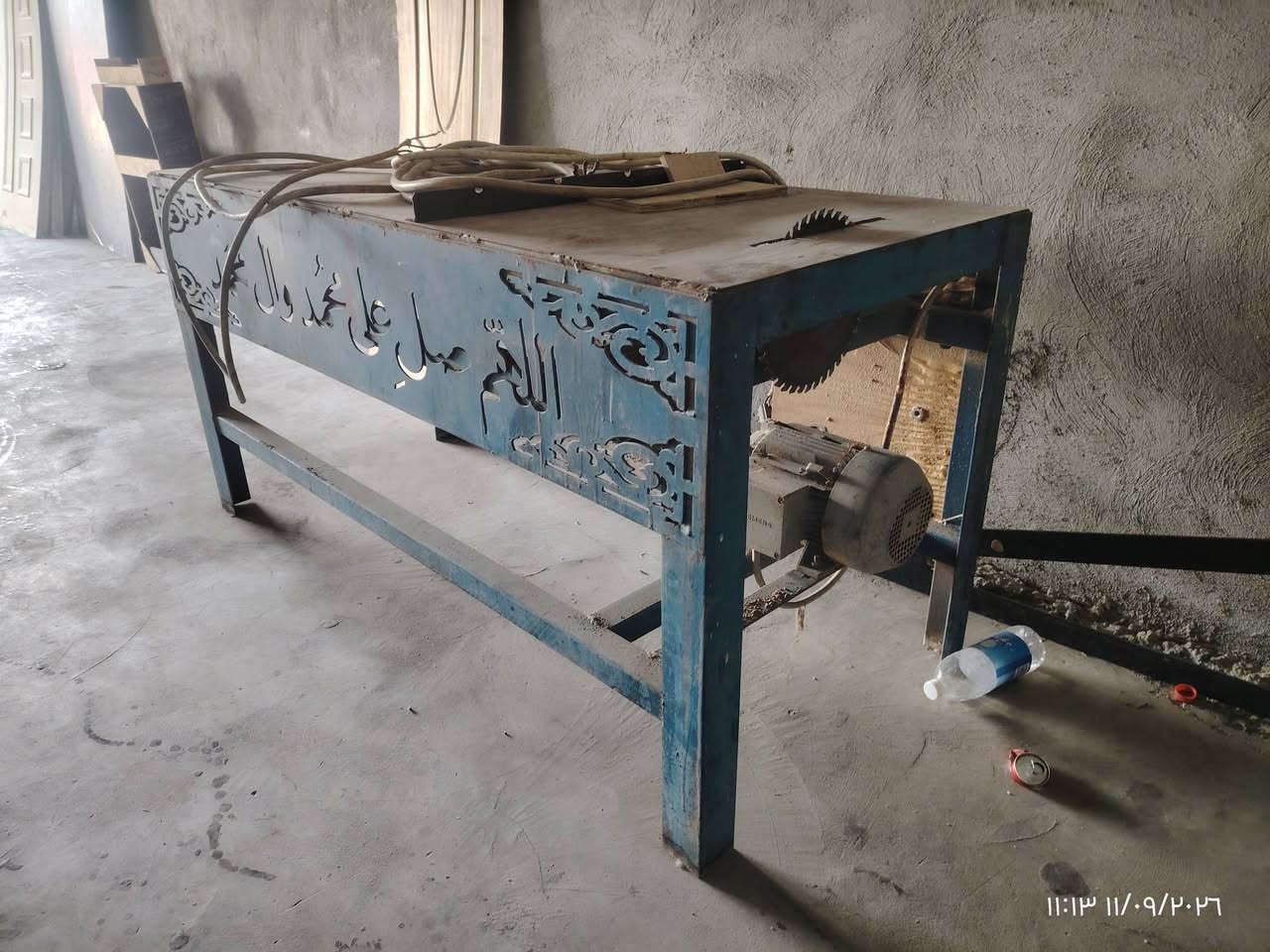 غراض معمل نجاره
للبيع مكينه سوريه
منشار عمل 
دريلات كتر فريزه كمبريسر فخات معمل كامل
مكاني تاجي باب الاول
*********** واتساب

نص مكتوب في الصور:
- ١١:١٣ ١١/٠٩/٢٠٢٦
- ۱۲:۵۲ ۱۴۰۱/۰۹/۲۰
- ١٢:٥٣ ١١/٠٩/٢٠٢٦