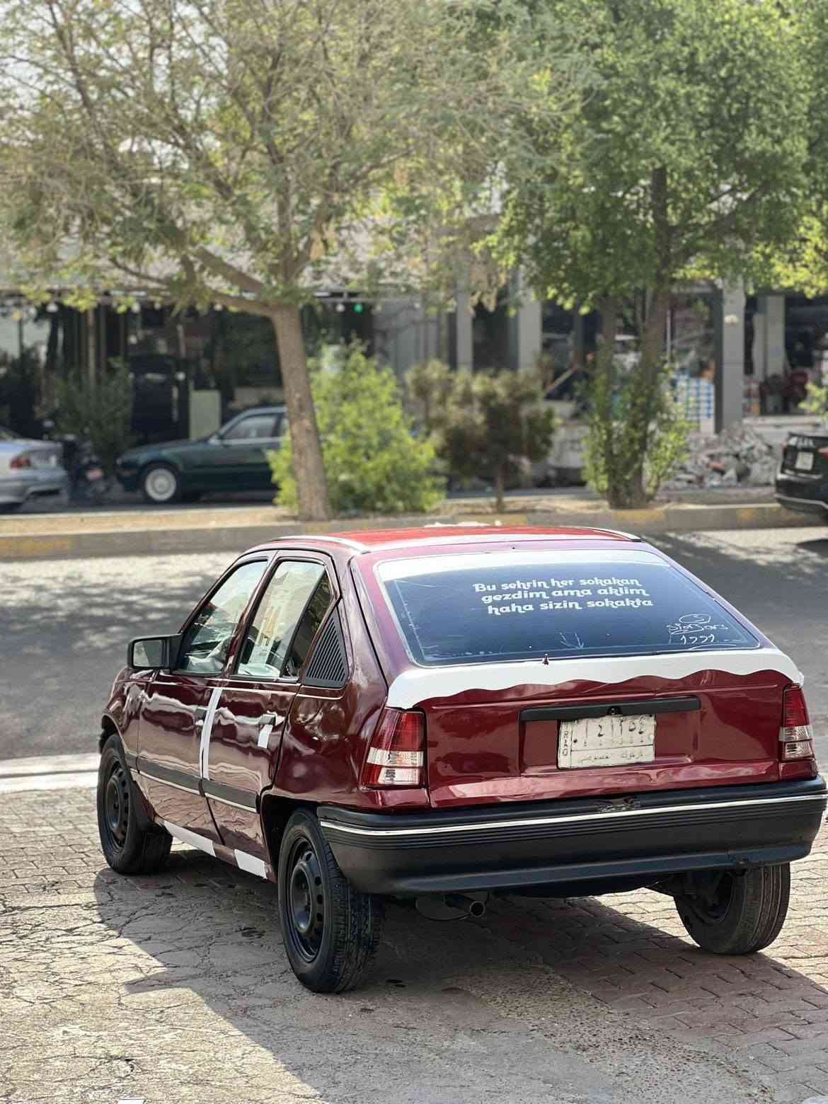 سلاموو علیکوم  سیارە کادیت مودیل  1991  مکینا  گیر   بشرط  صدر بشرط  کارە بیی  بشرط  طیرات   جدیدا  حادس  مابیی  گدام  وارا مابیی   حادس   مسبوخ  عام   بس   جمالیا 💳دفتربنزین   موجود سنویی  عزم  عاج  ساقتا  2019   شرط تحویل    شرط  قورس و ئذبارە  شرط  غراما  سیارە کل بشرط مابیی  ایی  نقس سعر 💸23بی مجال     🏦مکان  کرکوک  بنجا علی  یم حسوا  رمل     
ژ....م   *********** 
ژمارە  واست ئاپ ***********   
موشرای  لات خابر   مابیی  تراوس  مابی قسط كركوك, العراق

