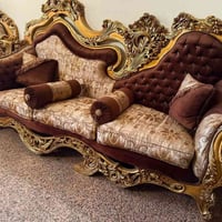 تخم قنفات ذهبي مصري حفر درجه اولى  يحتوي على اربع كراسي مفرده قنفات ثن...