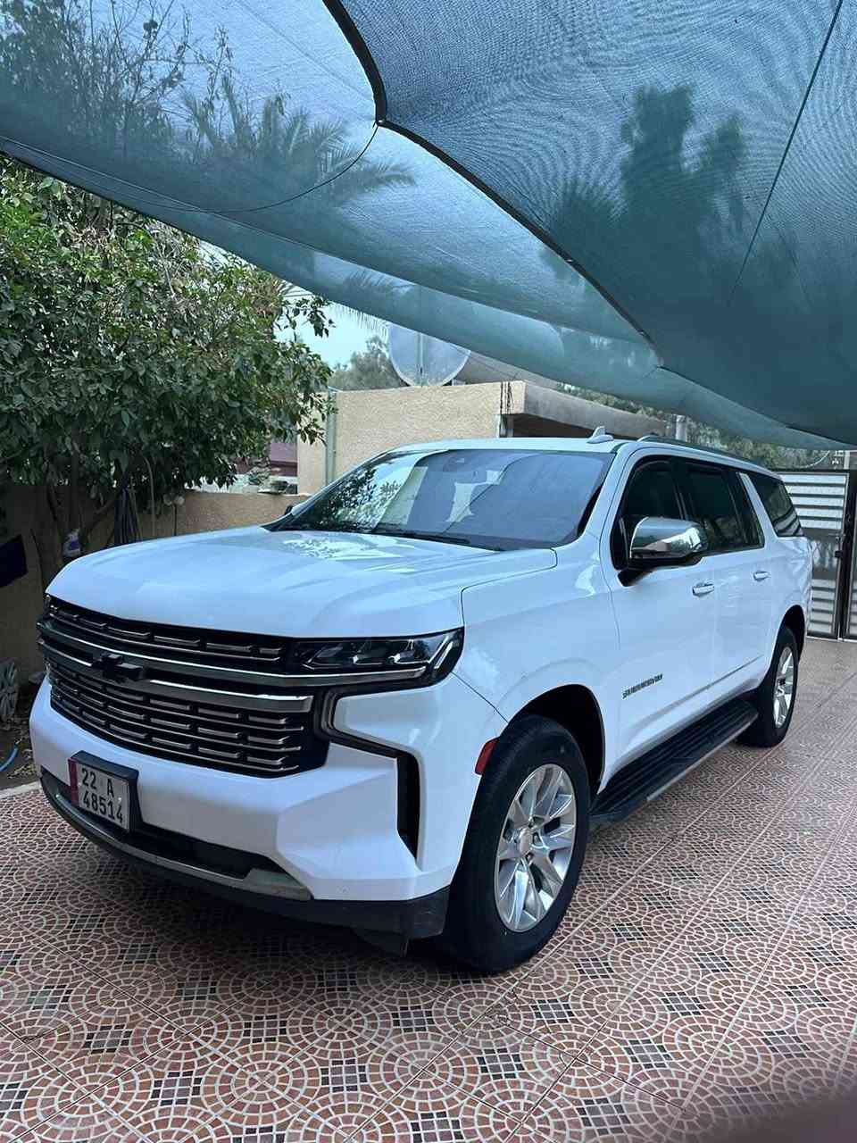السلام عليكم .. للبيع فقط 
شوفر سوبربان ٢٠٢٢ بريمير فول مواصفات عدا الفتحه 
وارد امريكي 
حادث بسيط فقط بنيد الدعاميه بلاديه شواصي لغود كفاله ايرباك ستيرن طاك وراجع سستم 
ماشيه ٤٧٥ الف كيلو قابل للزياده 
بيها خط اربيل نهضة .
السيارة جديده وجاهزه من كلشي وبدون نقص وترايها وين متريد 
السعر ٣٨٠ ورقه ... 
للاستفسار :
*********** بغداد, العراق
