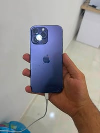 آيفون ١٤ برو ماكس • بطارية ٧٩% • شق بالظهر