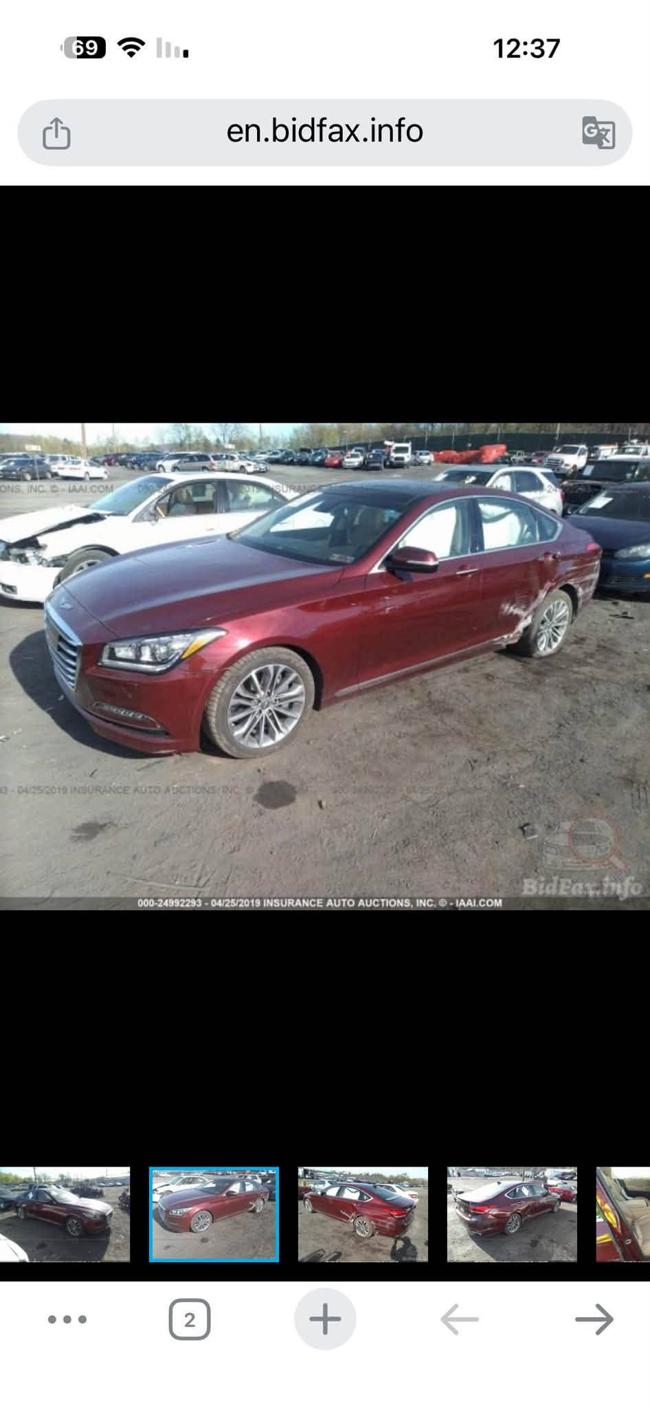 جينيسس G80 • ٢٠١٧ • V6 ٣.٨