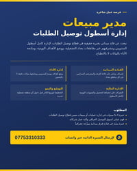 مدير مبيعات