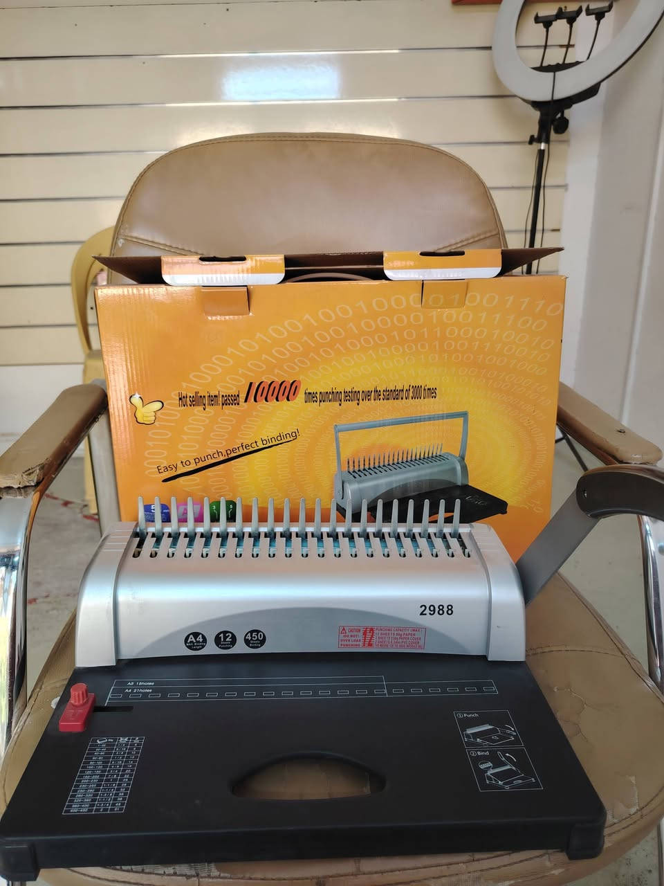 السلام عليكم
اجهزه تخص مكاتب الاستنساخ للبيع
  مستعملات قليل 
UPS 
Carbon 2000VA/1200 W       100 الف

سبايرول حلزون ب80 الف
سبايرول عادي 60 الف
جهاز كبس حراري 50 الف
إله قص كارتات 30 الف
جهاز تغليف حراري 15 الف

مكانهن الحله نادر الثانيه
***********
