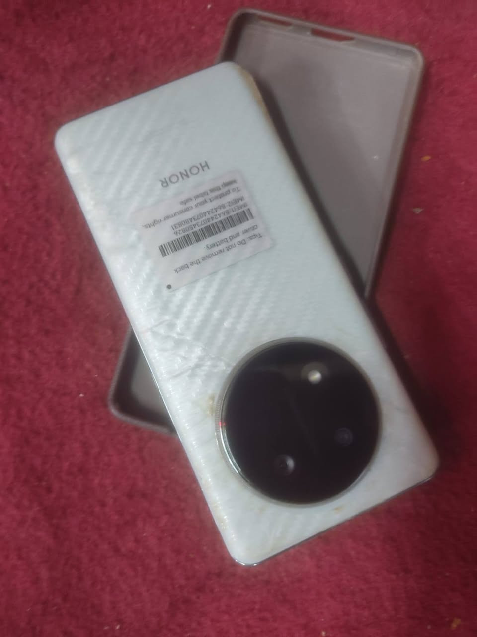 هونر اكس 9c ذاكره 256 عشوايه 8
صارلي سبوعين من اخذته سعر 375 
نجف ***********
