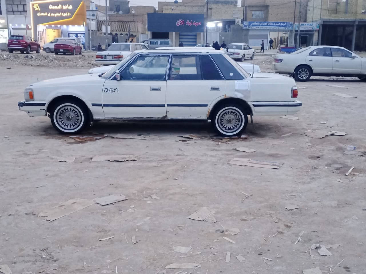 سلام عليكم  سوبر اللبيع مديل 85 محرك وكير جدد ثنين ونص تخم تايرجديد رقم نكليزي بسمي بفداد السعر 30وبيه مجال عنوان الشطره رقم الهاتف  ***********
