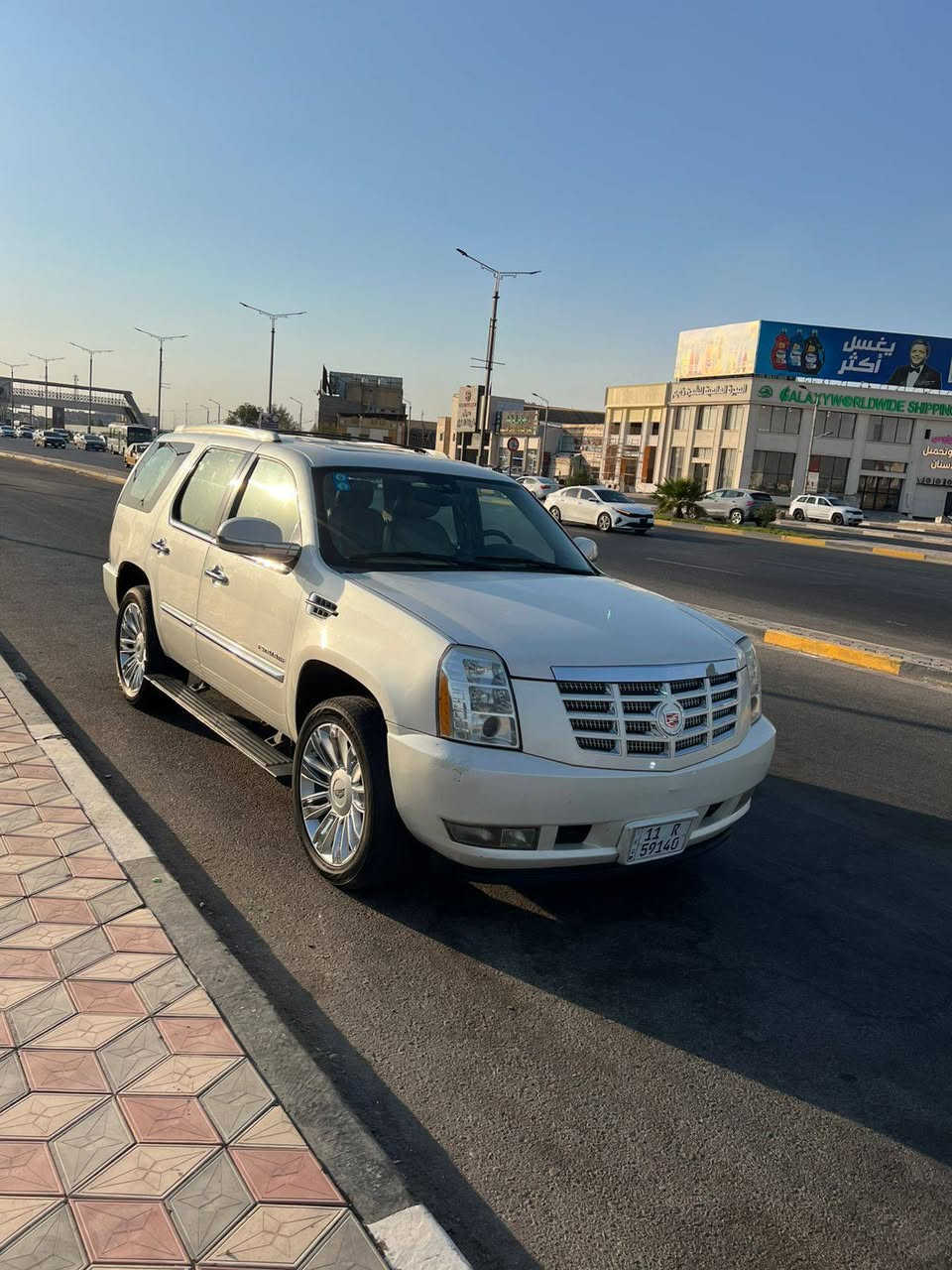 مساكم الله بالخير والعافيه للبيع او للمراوس
كاديلاك اسكاليد 2012 خليجي وكاله

 كفاله من ضربه بدون ارباك بيها صبغ 3 قطع 

  ومال جناي

استخدام شخصي ماشيه 200 km

رقم بغداد بسمي انكليزي هزه جديد 

السياره اعلى فئه ب المواصفات 

سلايد روف بنوراما

فور ويل شغال 

كير نظام سبورت

كشنات كهرباء تدفئه تبريد منفصل سياحي

شاشه بلاديه لمس سيدي جنجنر دبل شاشه

ستيرن كهرباء صاج

مكينه 6200 ممفتوحه بلاد ع الشرط

تبريد ثلاث قطع ثلج

دوس كهرباء

صاج السياره كله ملكي

صندوق كهرباء

تشغيل عن بعد 

وبعد خير من الله مواصفات معروفه والسيارة ونظافته كدامكم 90 بل 100

السعر 185 وبيها مجال 

***********
