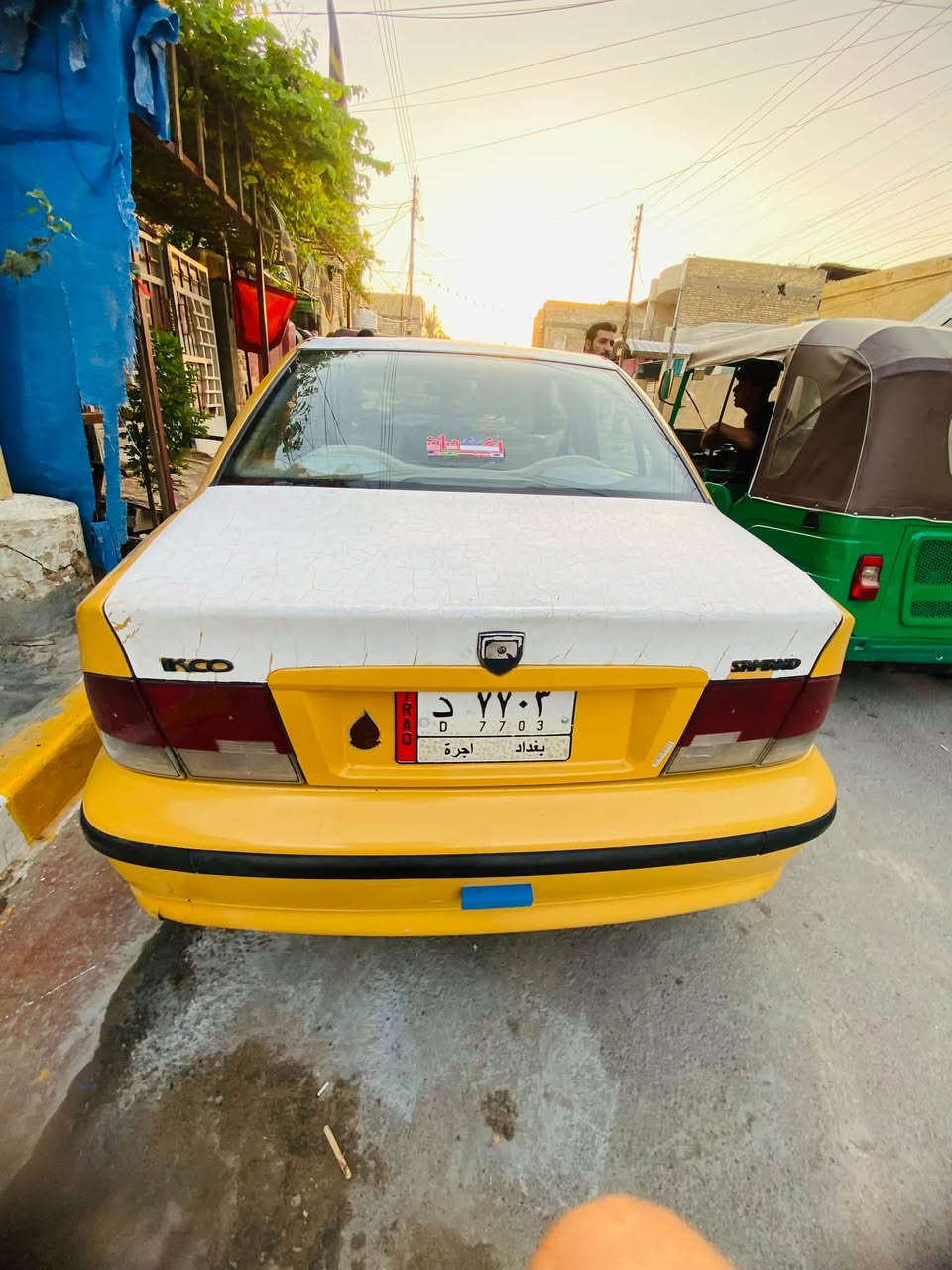 سلام عليكم سمند مديل 11رقم عربي سياره جاهزه عله آخر حبايه مناقصه كل شي كهربائيات كله شغاله زوج تايرات جدد 
بارحه شديت  سعر 30 عليه غرامات 5 اوراق اللستفسار رقم  *********** مكاني بغداد الحسينيه راشديه

