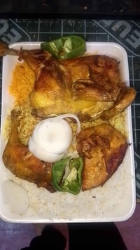 مطبخ بركات • مقلوبة • دجاجة كاملة