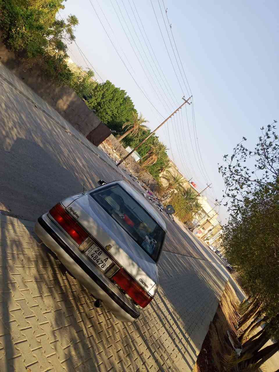 سيدان مديل 90
رقم نجف مشروع وطني  

تبريد ثلج ❄️ 

شاشة و كاميرا خلفية 

ثلاجه بيه 

تخم تاير جديد 
  
الباب السايق مضروبه ومبدله ابيض
حداديه جديد

كهربائية سياره كله شغال 

الغرفة نظيفة ‎%‎75 

السياره مصبوغه عام الجماليه وبيه فطور قليل بل قماره فقط 

مكان سياره نجف 

سعر 38$قفل  

رقم المبايل ***********

وبيه واتساب
