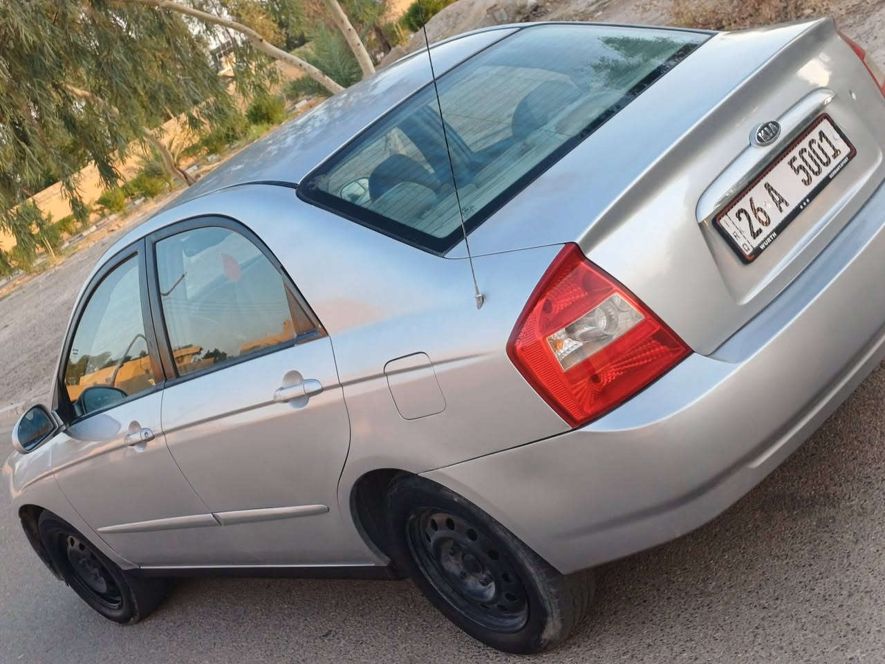 السلام عليكم
كيا اسبكترا لون سلفر خليجي 
رقم صلاح الدين مميز دولي تحويل مباشر سنوية جديدة
محرك حجم ٢٠٠٠ شرط كير اوتماتيك شرط تبريد ثلج صدر جديد
سيارة بيها طخة خفيفة بالجاملغ الامامي الايمن وجاردة ودخلتهة فرن رشيتهة عام شرط عالفحص بدون كلبة ولا تجية ولا دواخل سيارة احلى من الصور تجي اتكلب وبيك خير وادلل
للأستفسار الاتصال ***********
السعر 63$ وبيها مجال
مكاني تكريت قادسية
