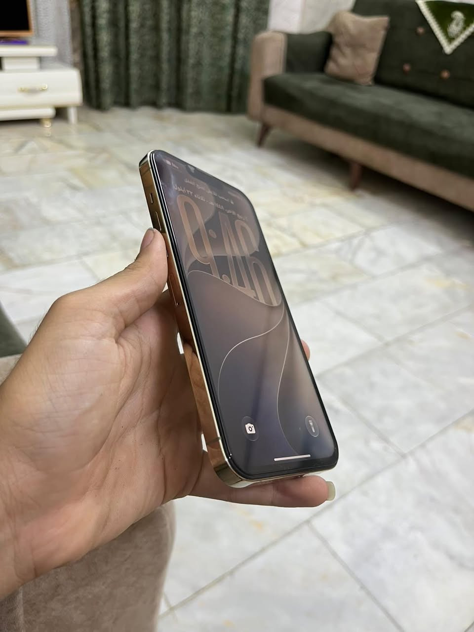 ايفون 13 برو ماكس 🔥
لون ذهبي مميز ✅
ذاكرة 256 ✅
نموذج M ✅
بطارية 85 ✅
نضافه 100% ✅
فيس ايدي شغال ✅
مكفول من العطل ✅
سعر 530 وبي مجال بغداد بلديات  امبدل شاشه تخبل رقم ***********
