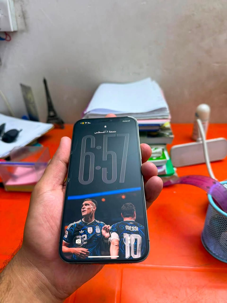 سلام عليكم ايفون 12 برو ماكس
🔋76الاصلية ماممبدلة
الذاكرة 256
السعر 450
جهاز نضيف ماداخل صيانه مكاني بغداد الباديات. ***********

