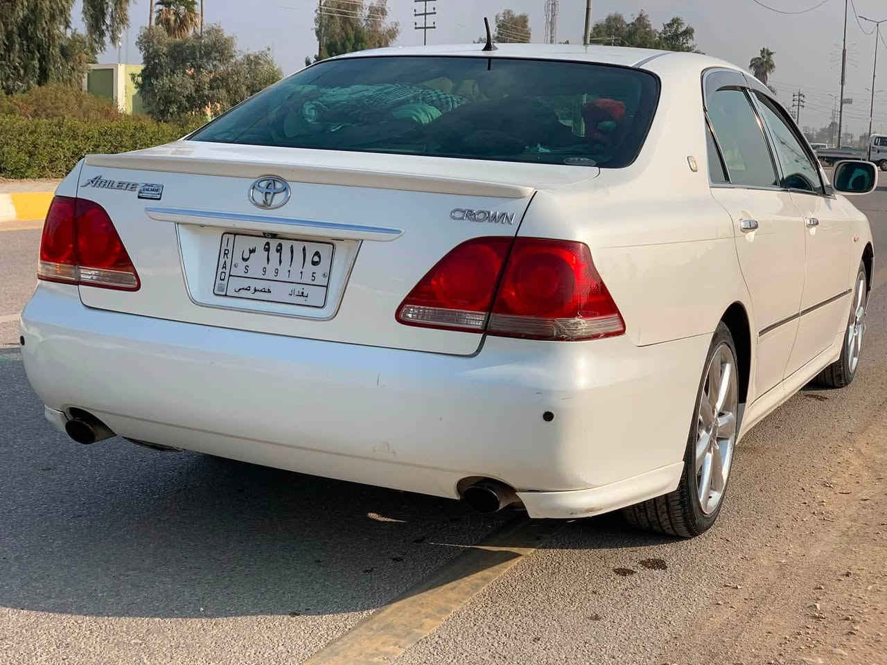 كراون شاهينه  (اثليت) خمسينيه 2005
سياره رقم بغداد مشروع وطني ب اسمي شخصياً مداور ثاني يوم 
 كفاله عامه سنويه لل٢٠٢٨ 
سياره شاصي 82 
مكينه 3000. 3G
السياره ٣ دكم.
فتحه سقف
داخل جلد اسود+ صاج احمر ملكي
كراسي تدفئه +كشن خزن مي موري
شاشه ملاحه  كامره خلفيه دواره  
تبريد قطعتين ثلج 
تحكم خلفي
مري شفط +هيتر+ ترحيب
ويل دنك ستيل +باتري جديد
دركه صاج تيرن كهرباء +قفل سرعه 
لايت زنون. بلاد 
لايت دوار ويه السترين  
  للعلم السياره سترين +ABS نجف

العنوان بابل جبله 
السعر 175$  و بيه مجال
*********** اتصال
